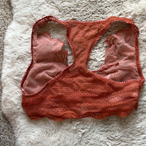 Peachy Orange festival lace bralette - Picture 2 of 3